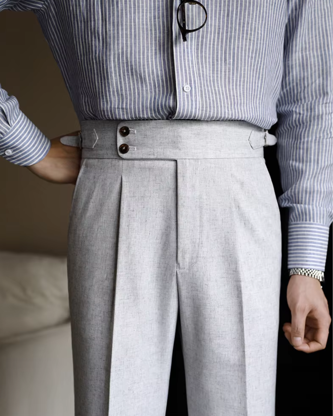 Ethan | High Waist Pants | Structured Shape | Vintage Style 8