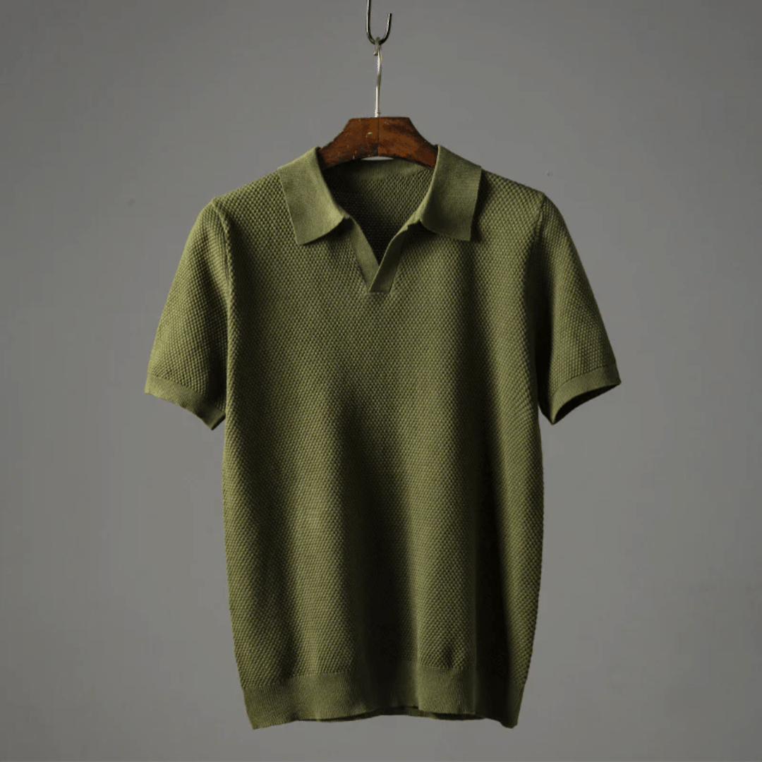 Ethan | Knit Polo Shirt | Breathable Fabric | Stylish Design 0