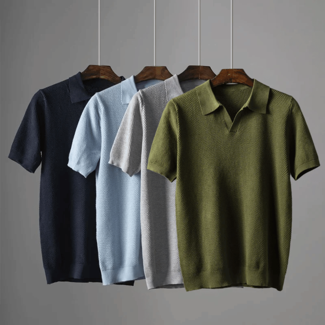 Ethan | Knit Polo Shirt | Breathable Fabric | Stylish Design 5