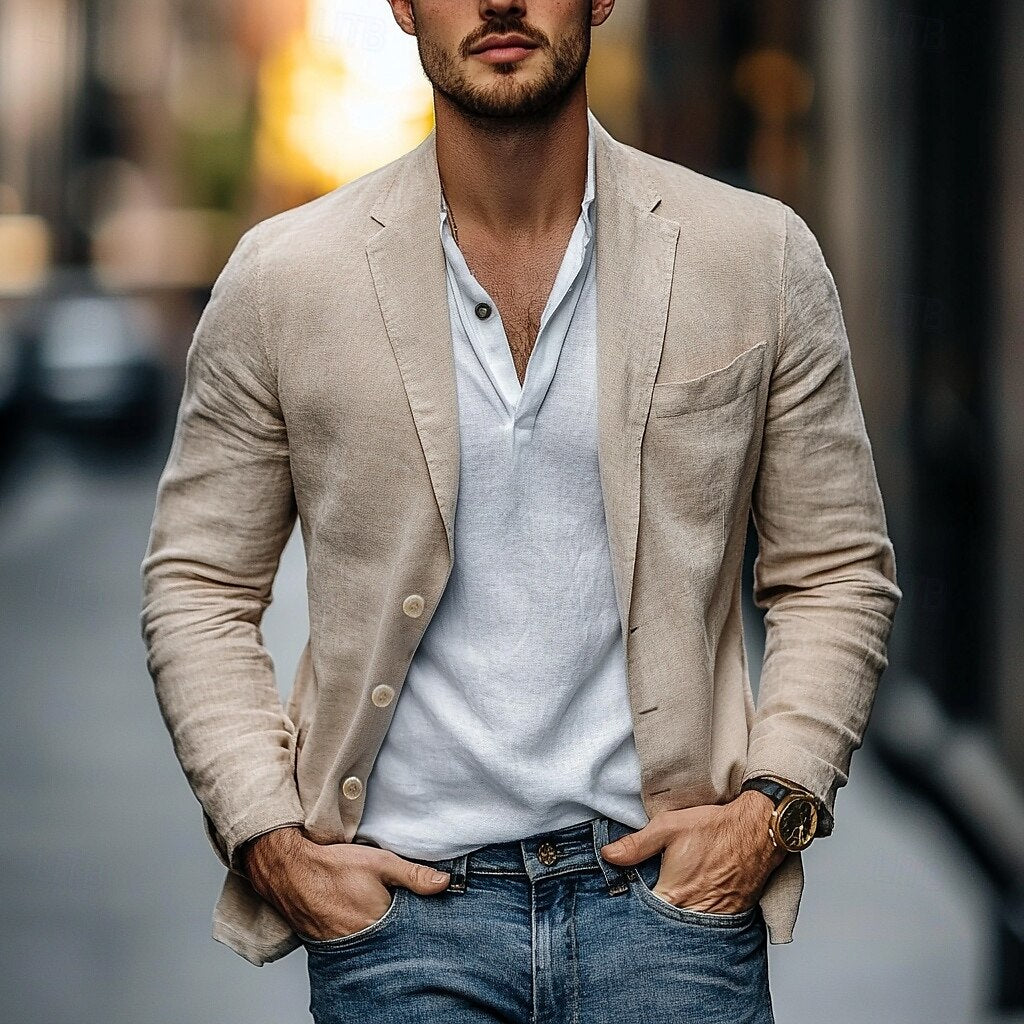 Ethan | Lightweight Blazer | Smart-Casual Jacket | Summer Style 0