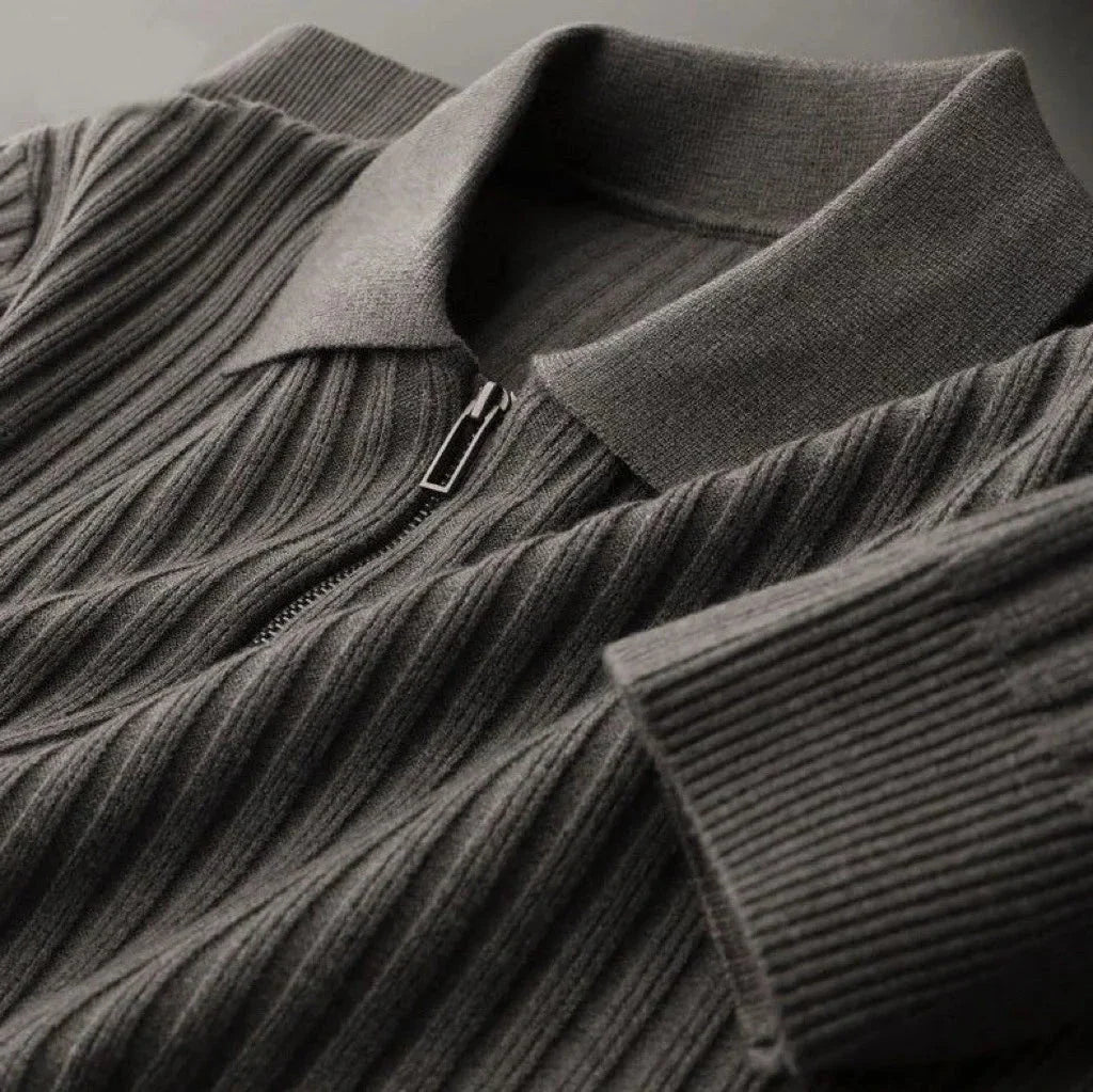 Ethan | Long Sleeve Polo | Knit Polo Shirt | Comfortable Polo 6