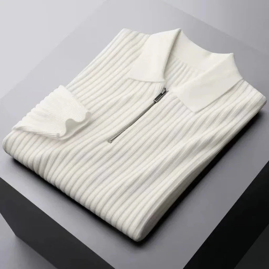 Ethan | Long Sleeve Polo | Knit Polo Shirt | Comfortable Polo 9