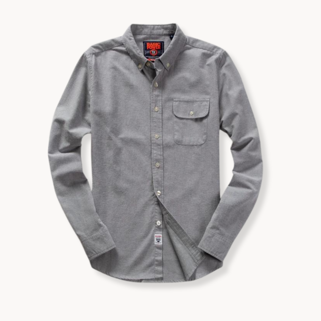 Ethan | Long Sleeve Shirt | Button-Down Style | Layering Essential 1
