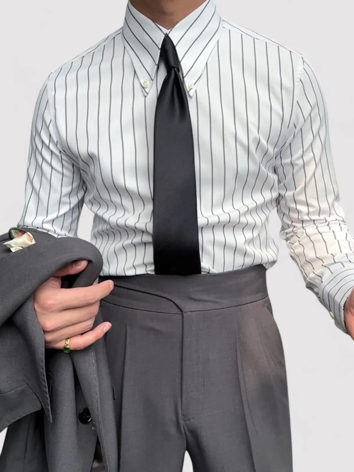 Ethan | Men's Dress Shirts | Dress Shirt | Tailored Stripe Design 6