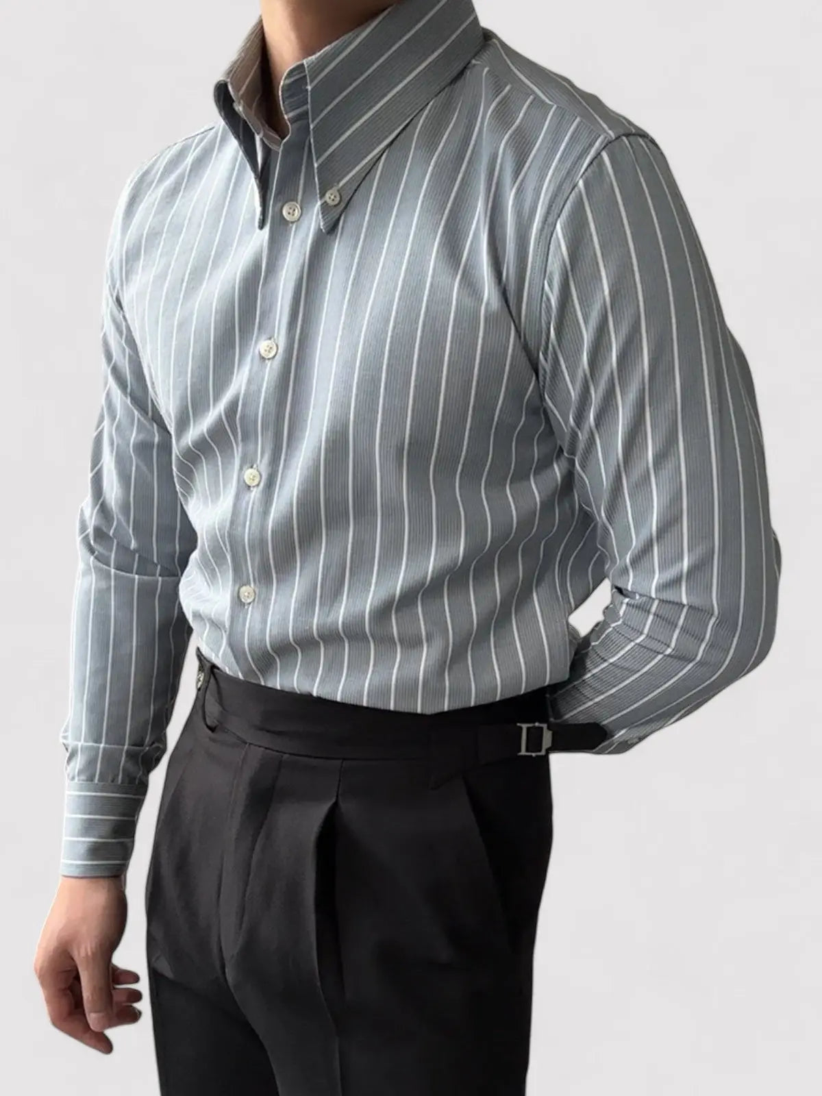 Ethan | Men's Dress Shirts | Dress Shirt | Tailored Stripe Design 7