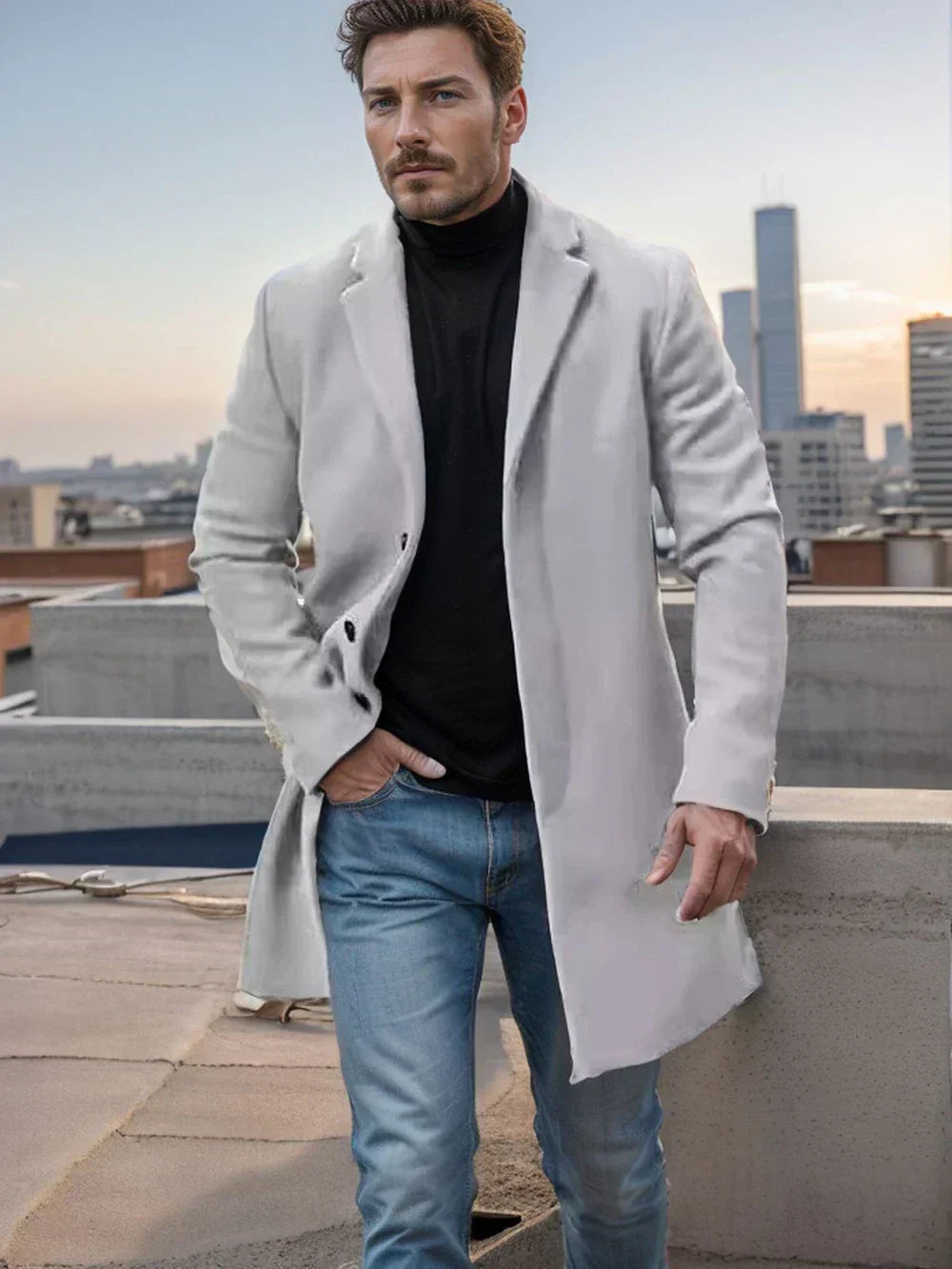 Ethan | Men's Jacket | Cotton Fabric | Tailored Fit 4
