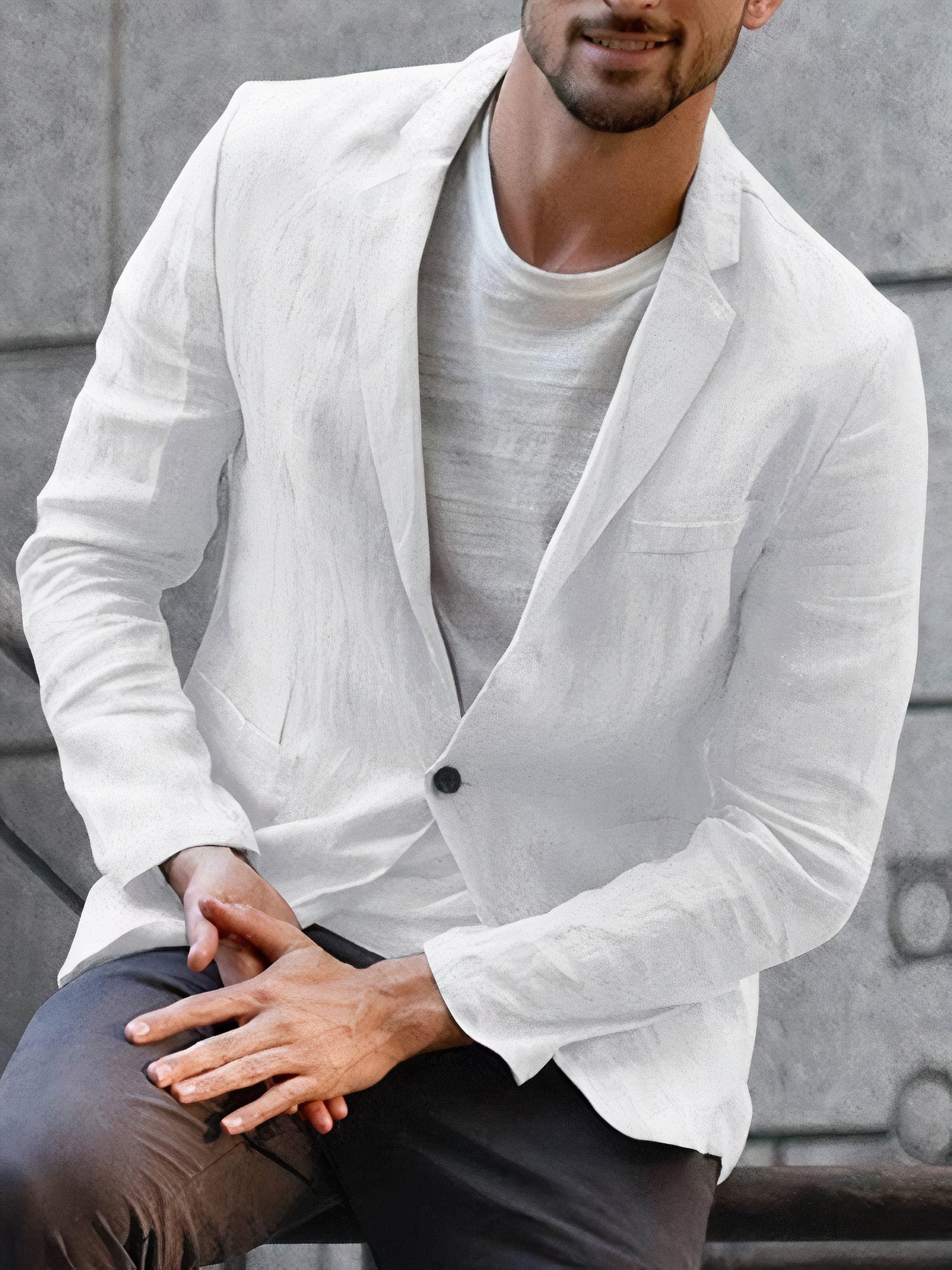 Ethan | Men's Jacket | Linen Style | Breathable Comfort 1