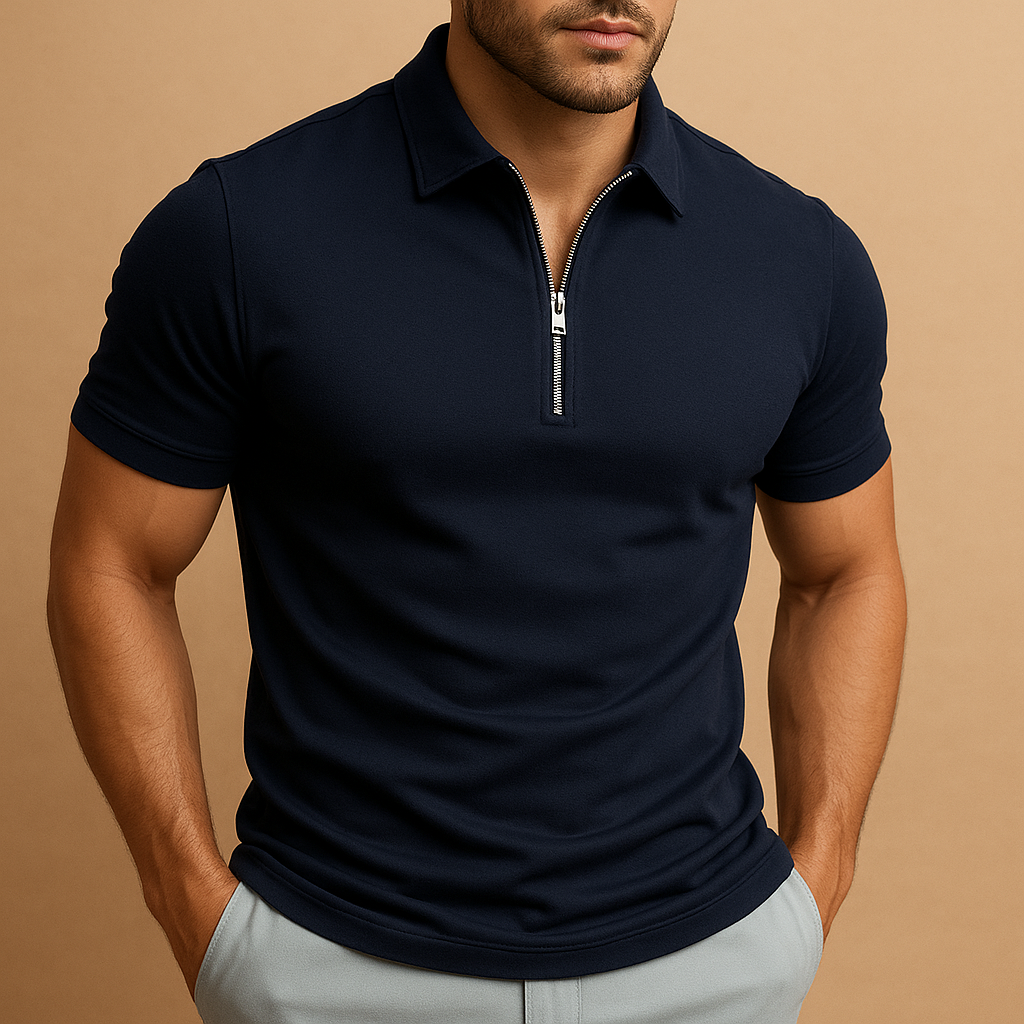 Ethan | Men's Polo Shirt | Polo Shirts | Stylish Zipper Design 5