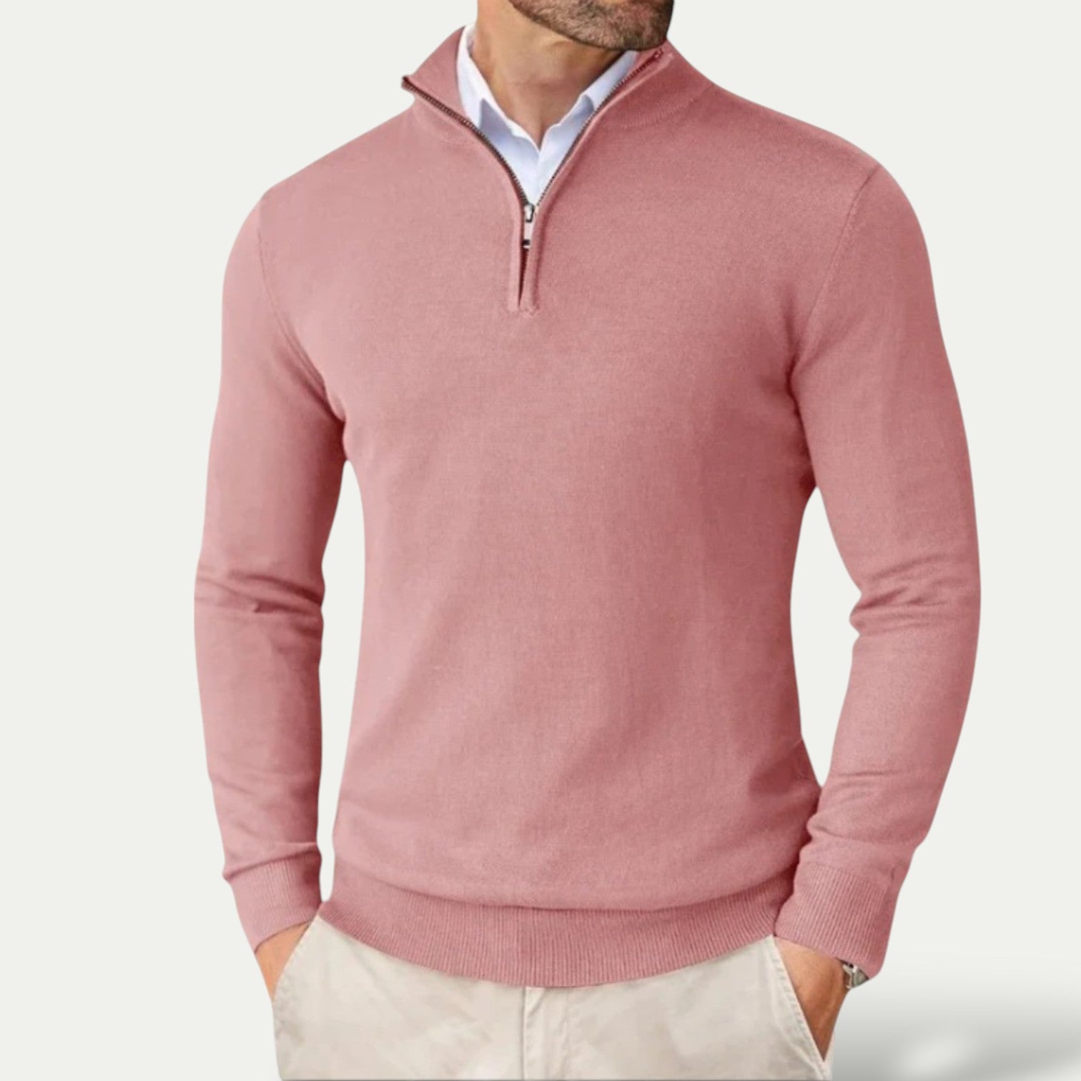 Ethan | Men's Quarter Zip | Pullover | Half Zip Sweatshirt 2