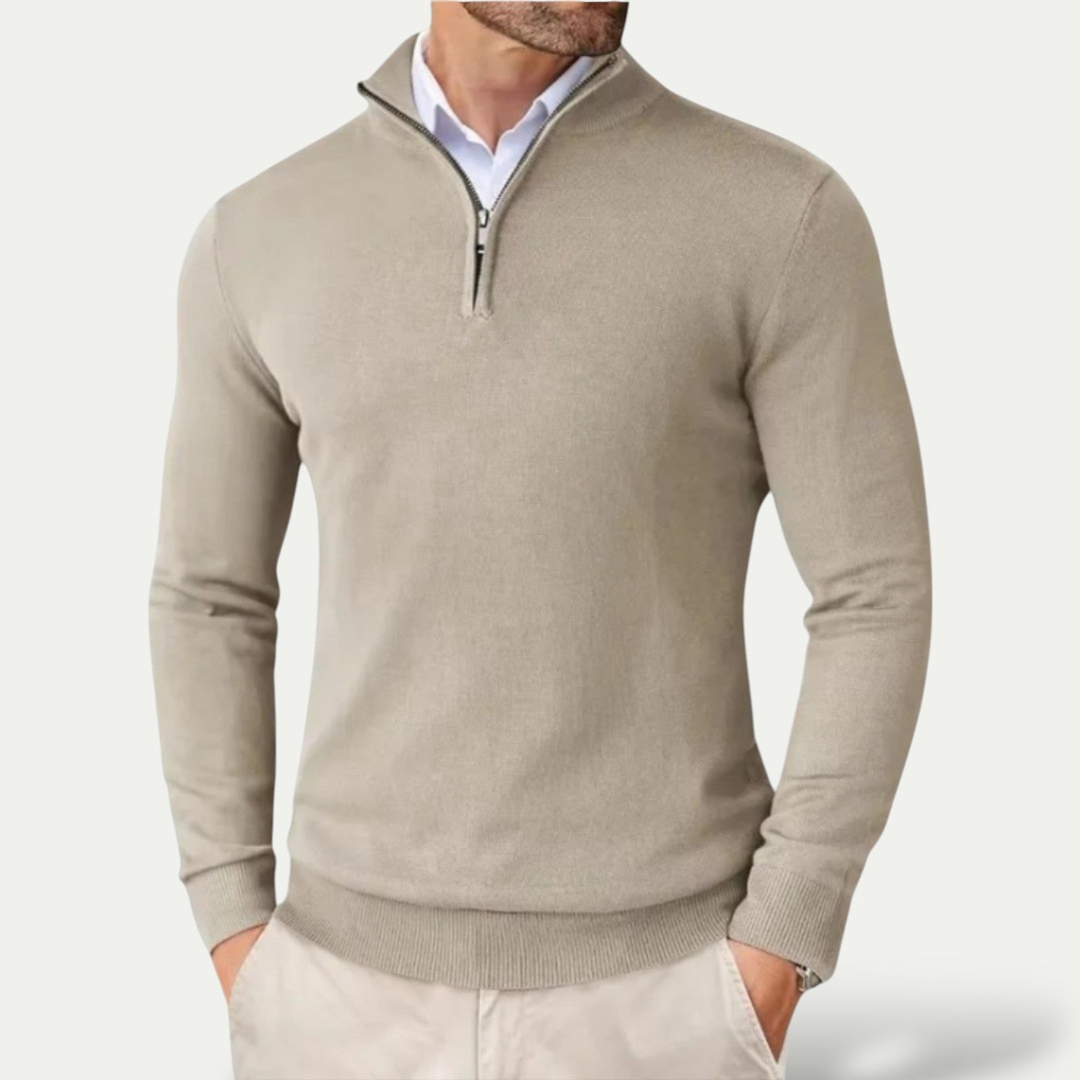Ethan | Men's Quarter Zip | Pullover | Half Zip Sweatshirt 3