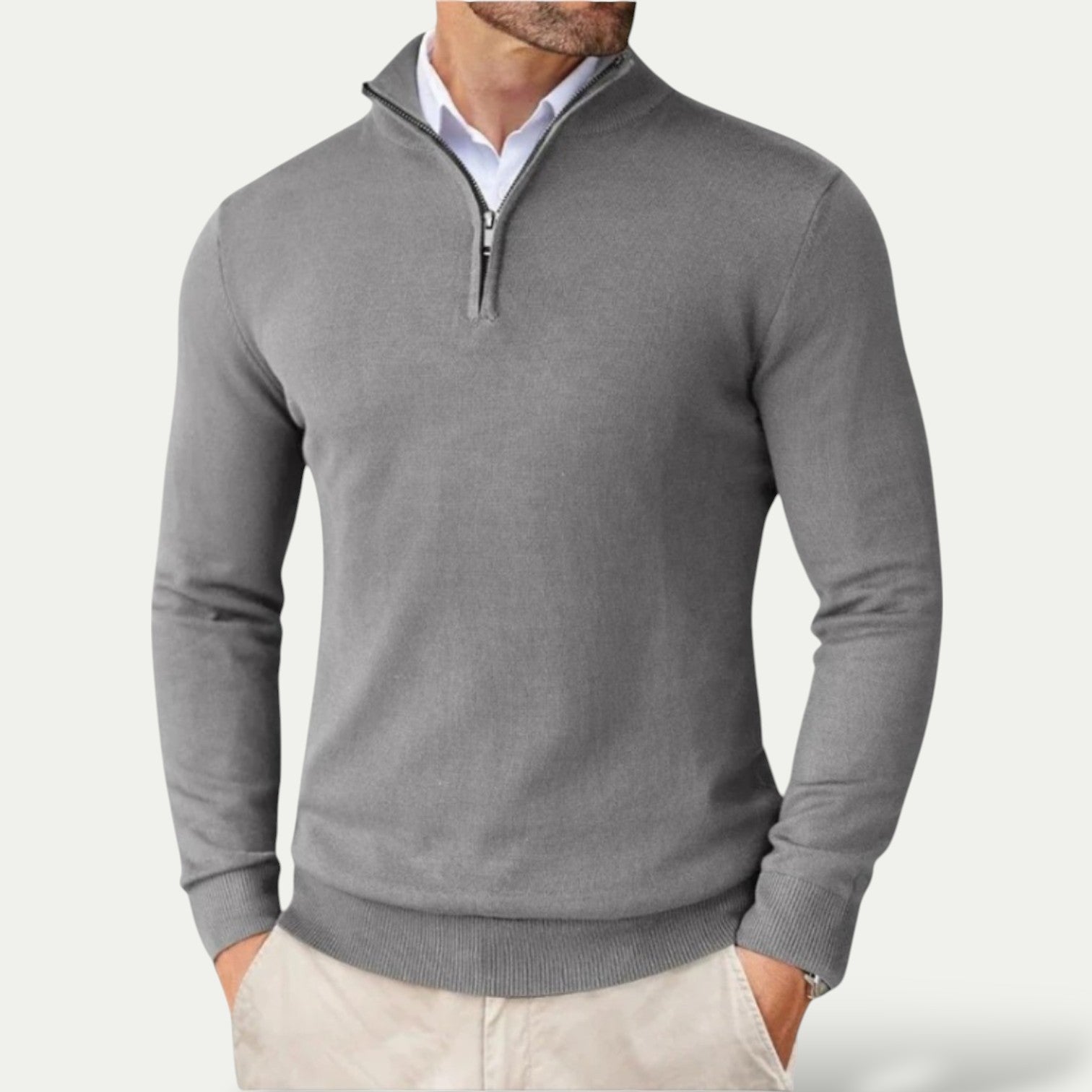 Ethan | Men's Quarter Zip | Pullover | Half Zip Sweatshirt 5