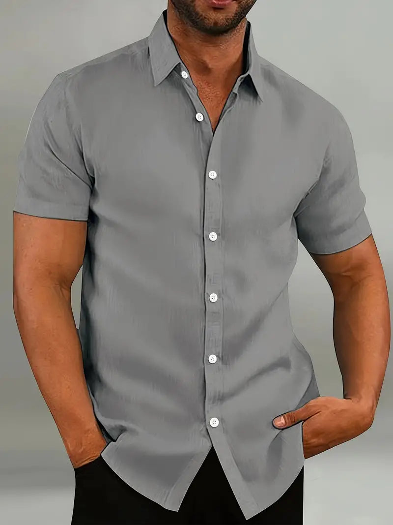 Ethan | Men's Shirt | Casual Button-Down | Lightweight Summer Wear 6
