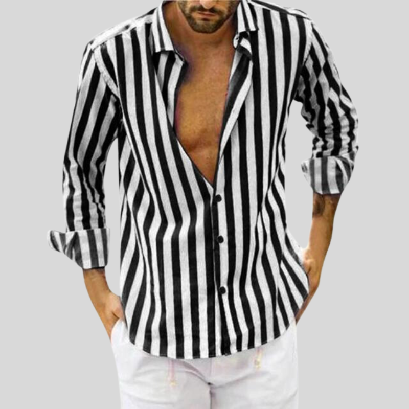 Ethan | Men's Shirt | Casual Shirt | Striped Shirt 3