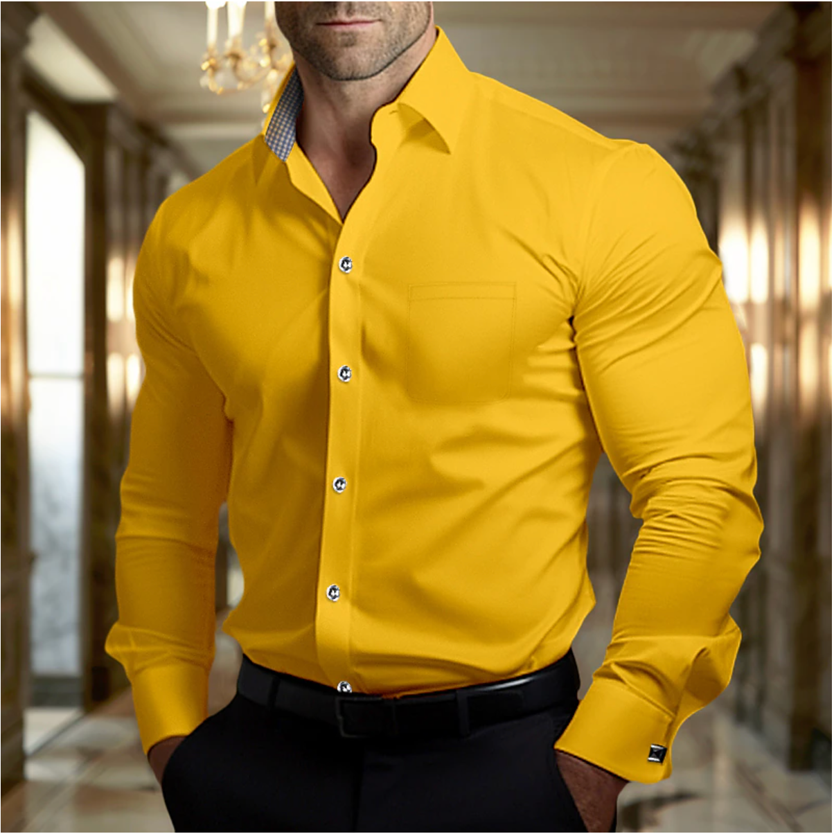 Ethan | Men's Shirt | Men's Dress Shirts | Breathable Dress Shirt 4