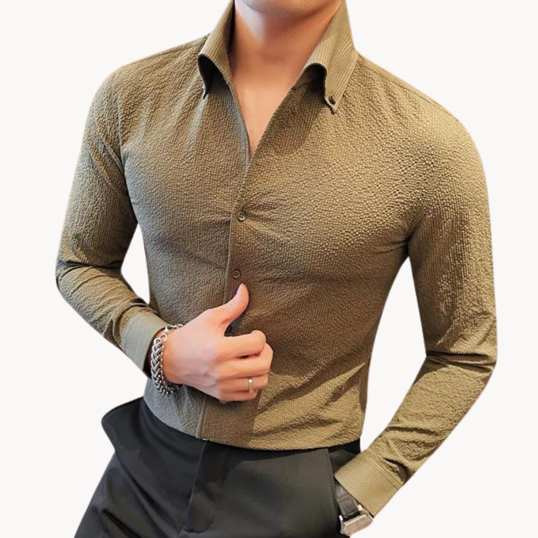 Ethan | Men's Shirt | Men's Dress Shirts | Lightweight Performance Fabric 9