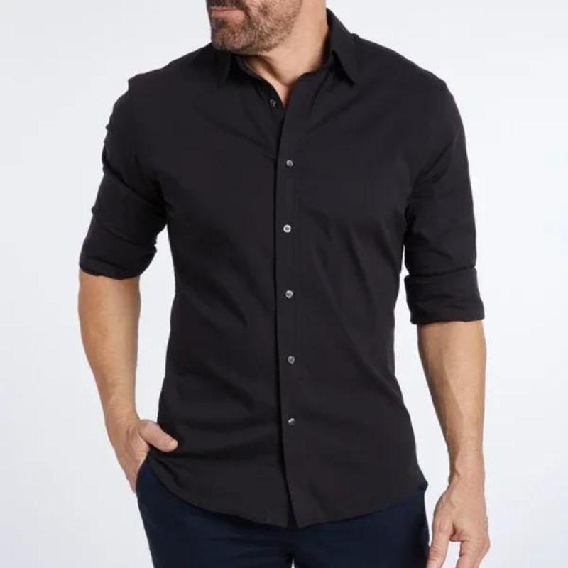 Ethan | Men's Shirt | Zip Front Shirt | Wrinkle-Resistant Blend 1