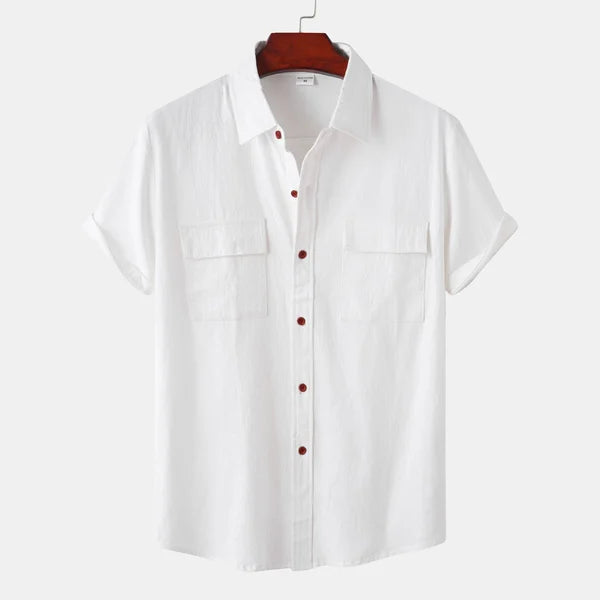Ethan | Men's Short Sleeve Shirt | Cotton Blend | Breathable Fabric | Summer Essential 6