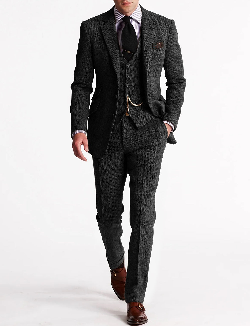 Ethan | Men's Suit | Wedding Suits for Men | Black Suit 5