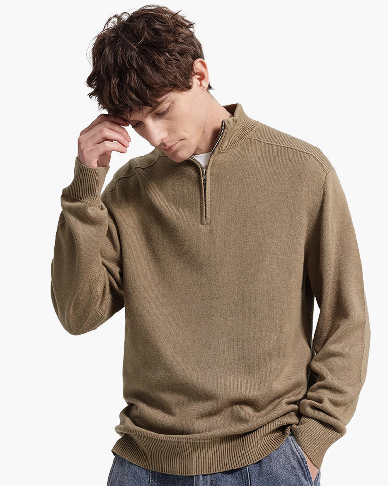 Ethan | Men's Sweater | Half Zip Sweater | Stylish Layering 5