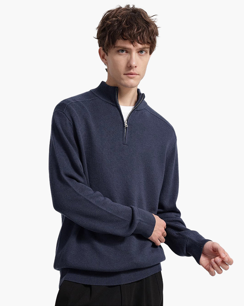 Ethan | Men's Sweater | Half Zip Sweater | Stylish Layering 7