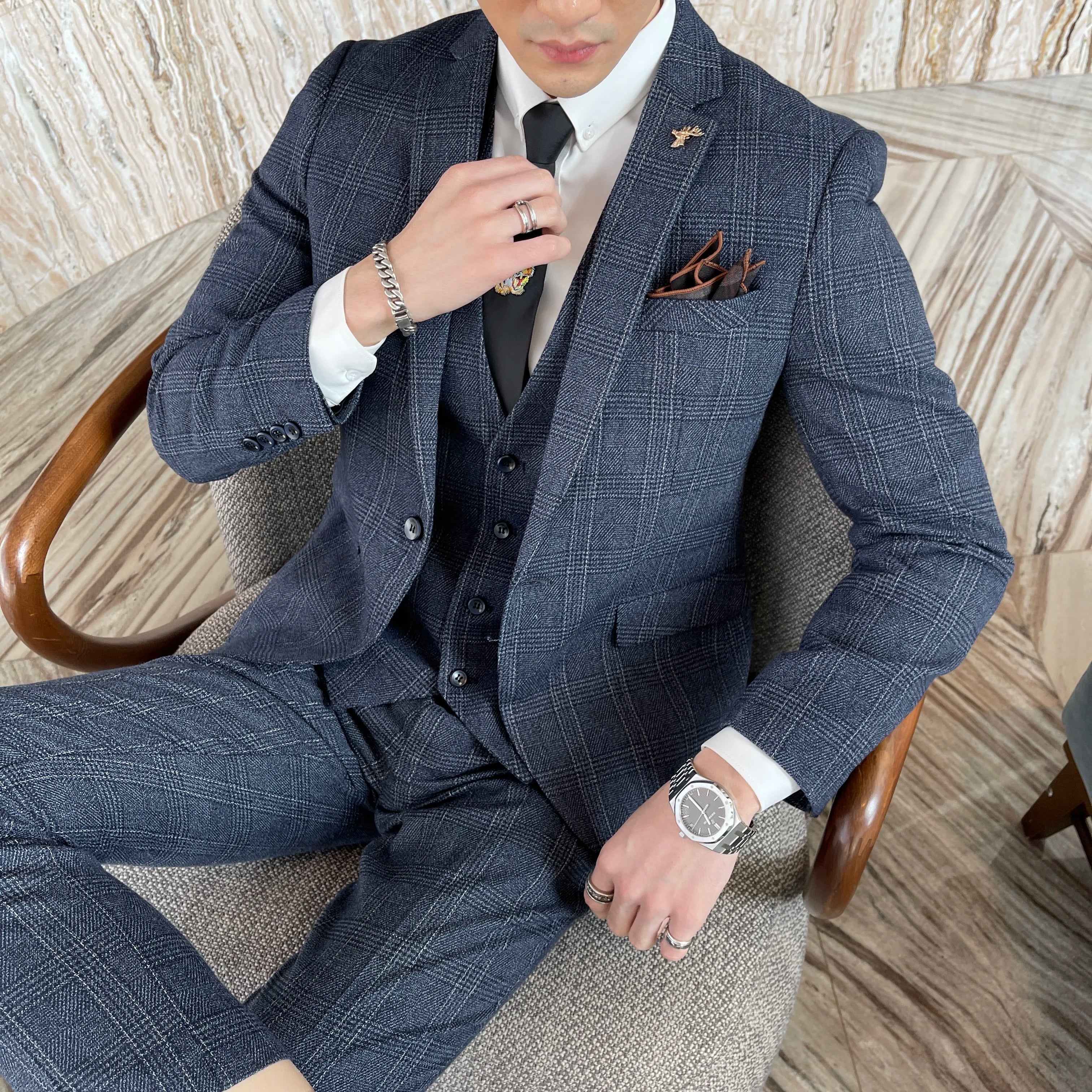 Ethan | Men's Wedding Suit | Three-Piece Suit | Formal Attire 7