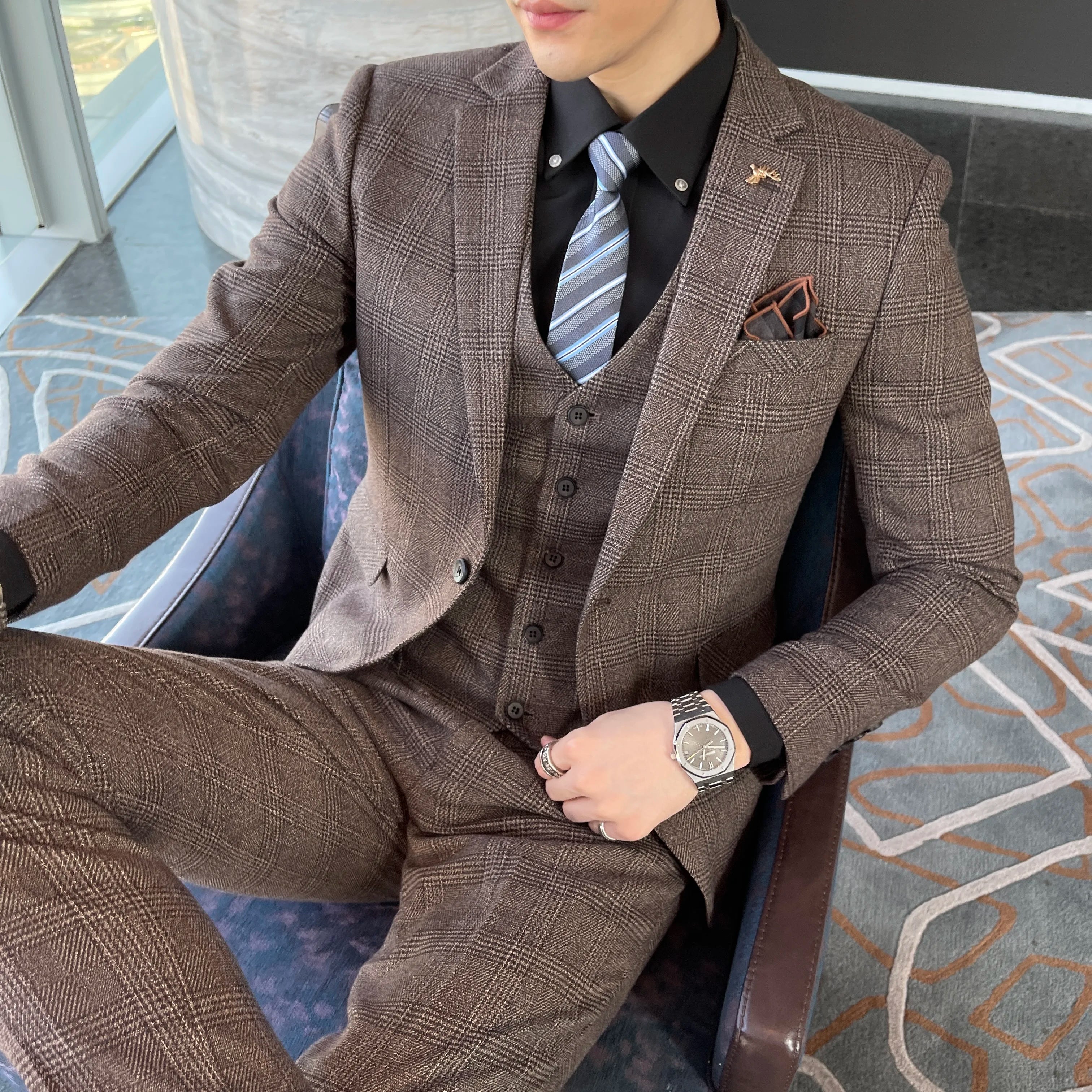 Ethan | Men's Wedding Suit | Three-Piece Suit | Formal Attire 8
