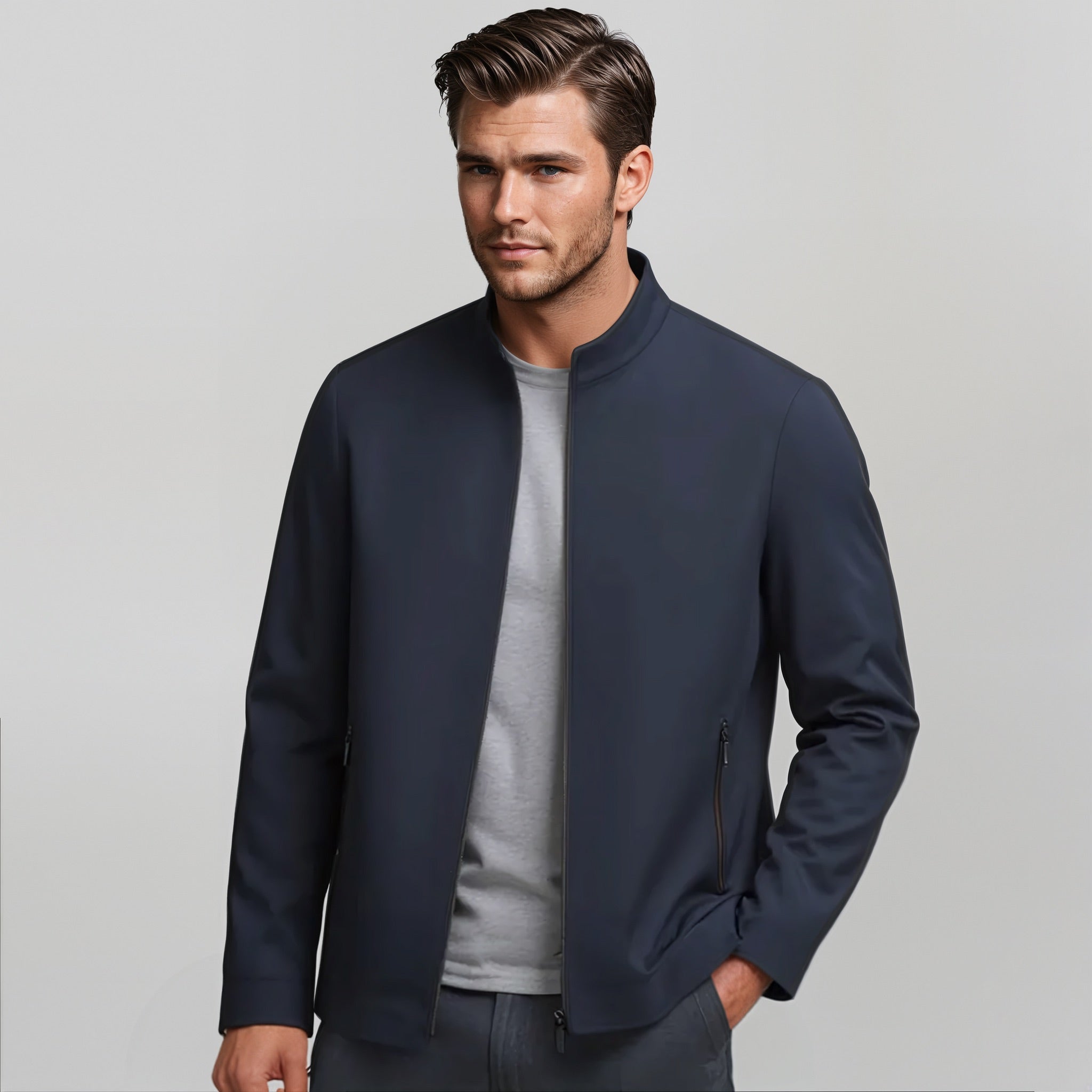 Ethan | Mens Bomber Jacket | Black Bomber Jacket | Bomber 0
