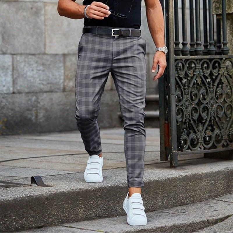 Ethan | Mens Chinos | Chinos | Checked Chinos 2