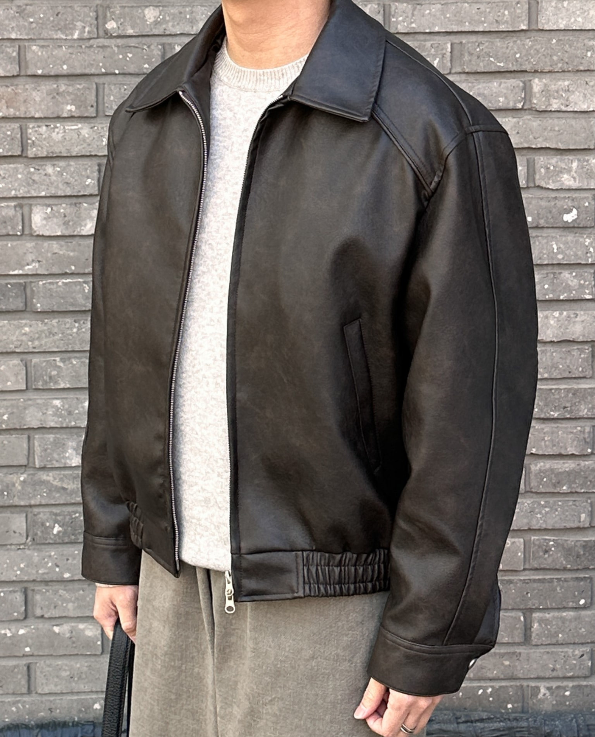 Ethan | Mens Leather Jackets | Black Leather Jacket | Leather Bomber Jacket 5
