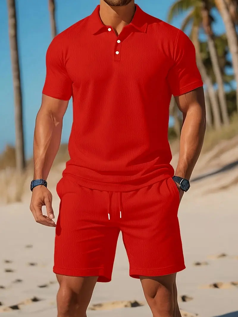 Ethan | Polo Shirt Set | Adjustable Fit | Stretch Knit Blend 2