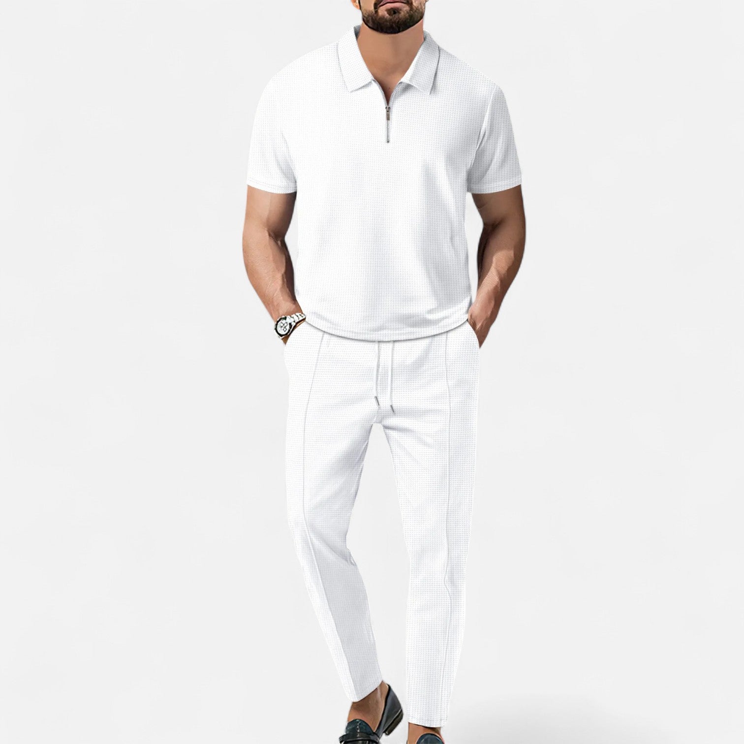 Ethan | Polo Shirt | Trouser Set | Smart-Casual Design 4
