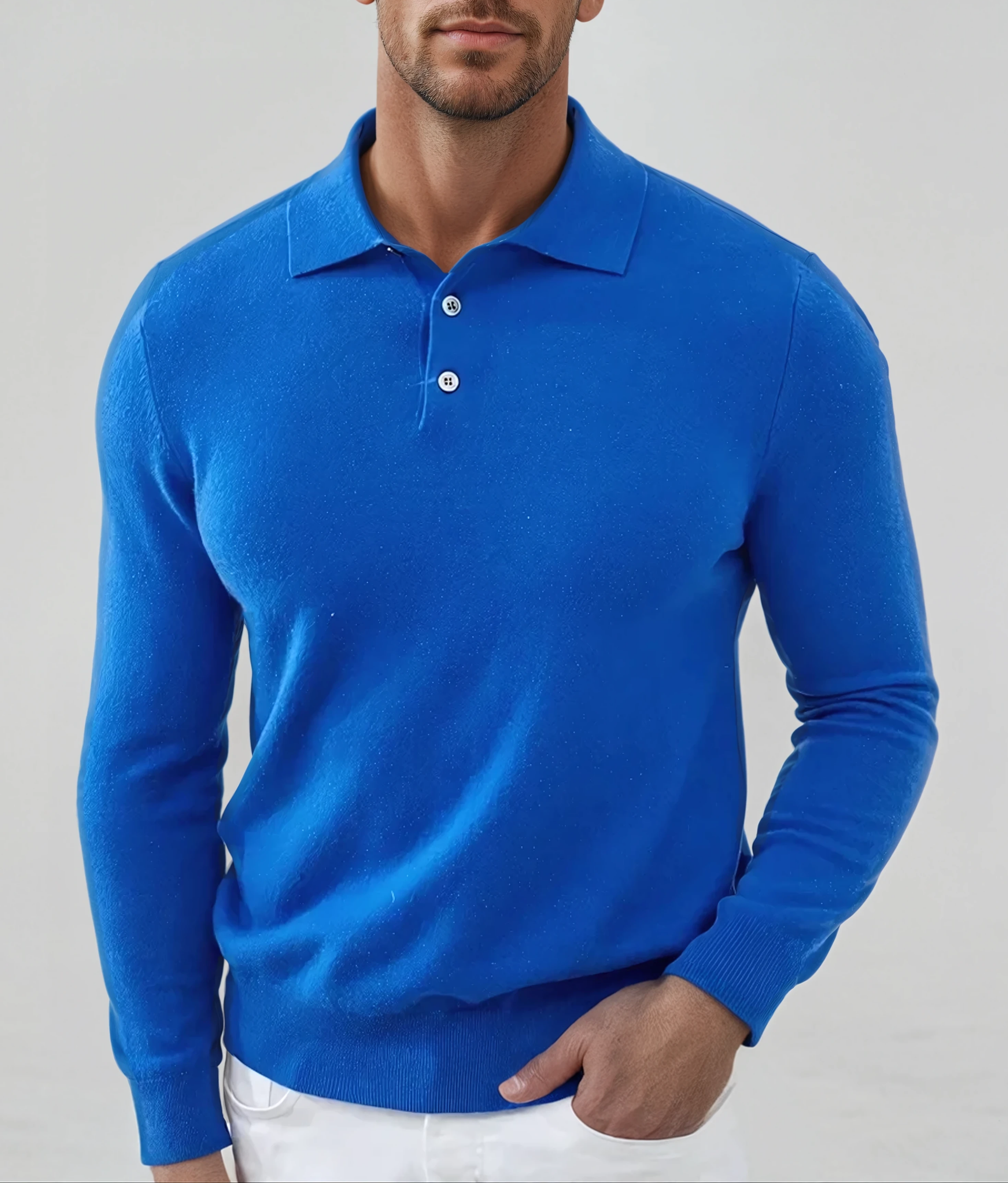 Ethan | Polo Sweater | Luxurious Comfort | Stylish Versatility 0