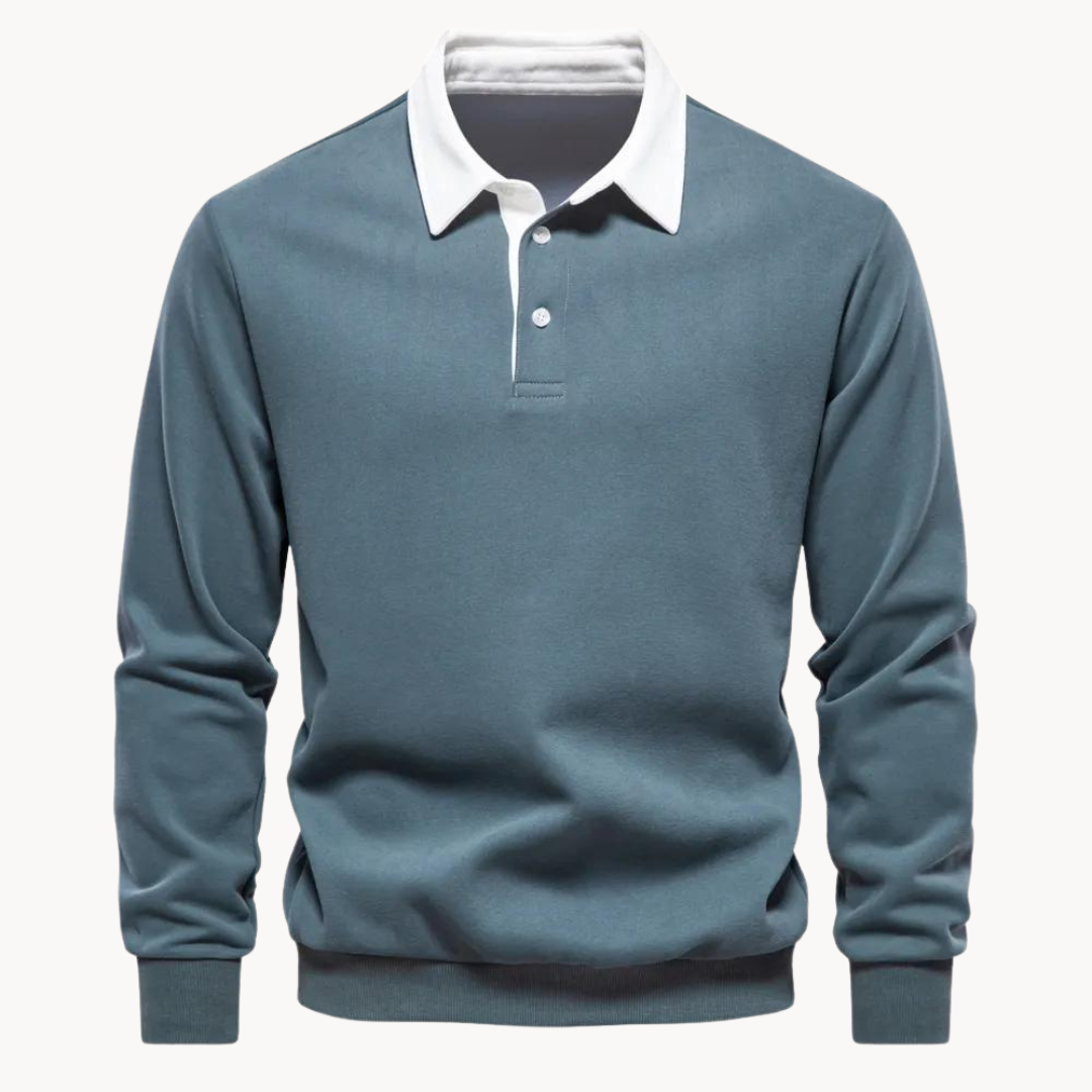 Ethan | Polo Sweatshirt | Soft Fabric | Comfortable Fit 1