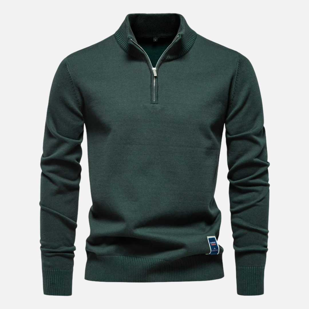 Ethan | Quarter-Zip Sweater | Stylish Layering | Comfortable Cotton 1