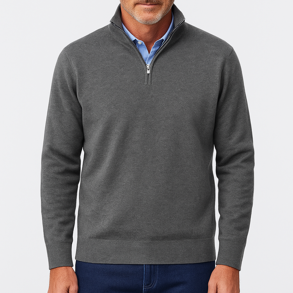 Ethan | Quarter Zip Sweater | Lightweight Knit | Slim Fit 2