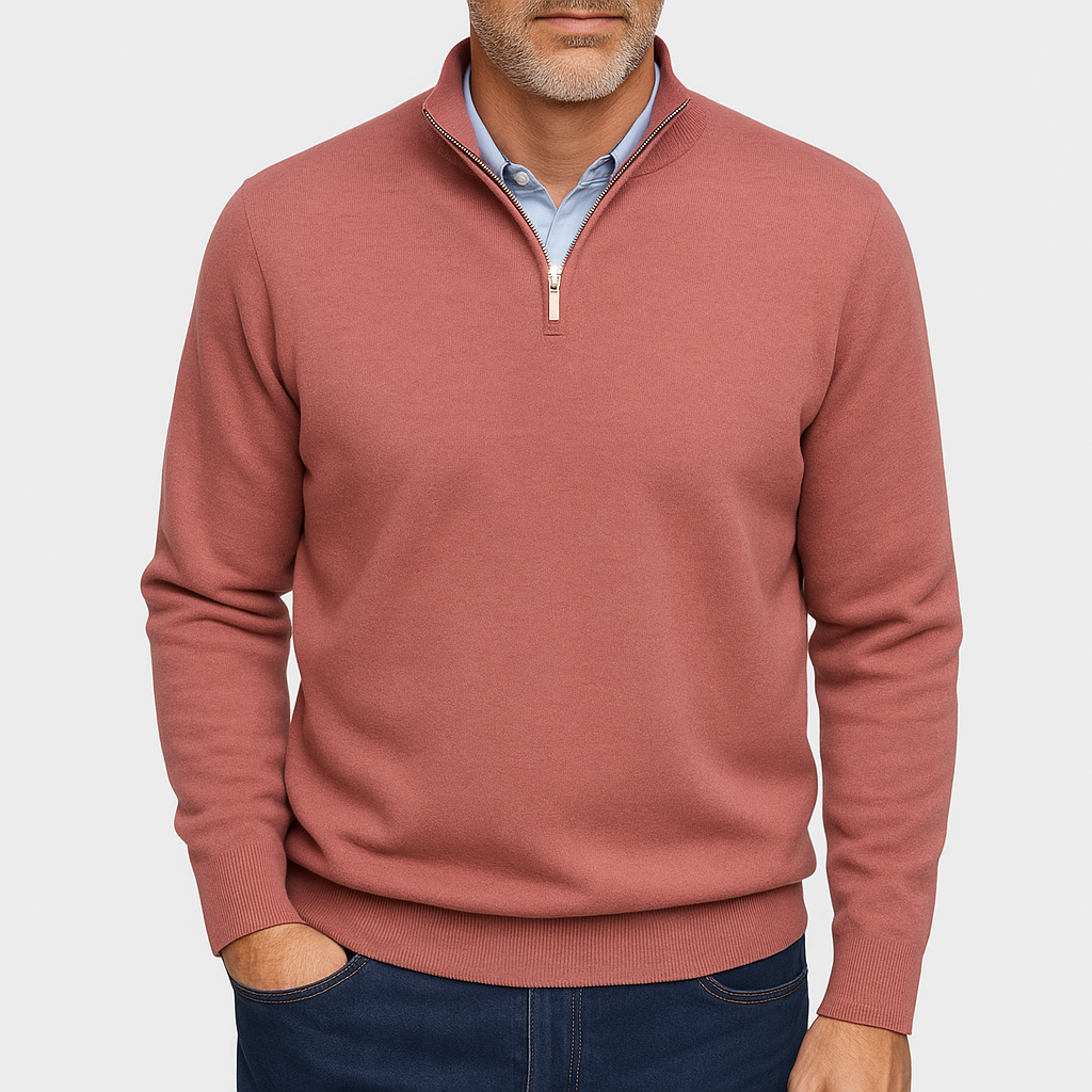 Ethan | Quarter Zip Sweater | Lightweight Knit | Slim Fit 4