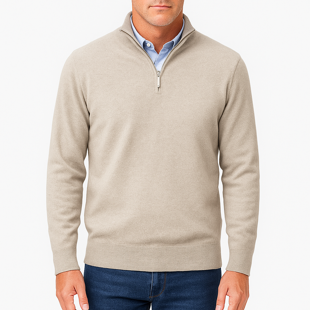 Ethan | Quarter Zip Sweater | Lightweight Knit | Slim Fit 7