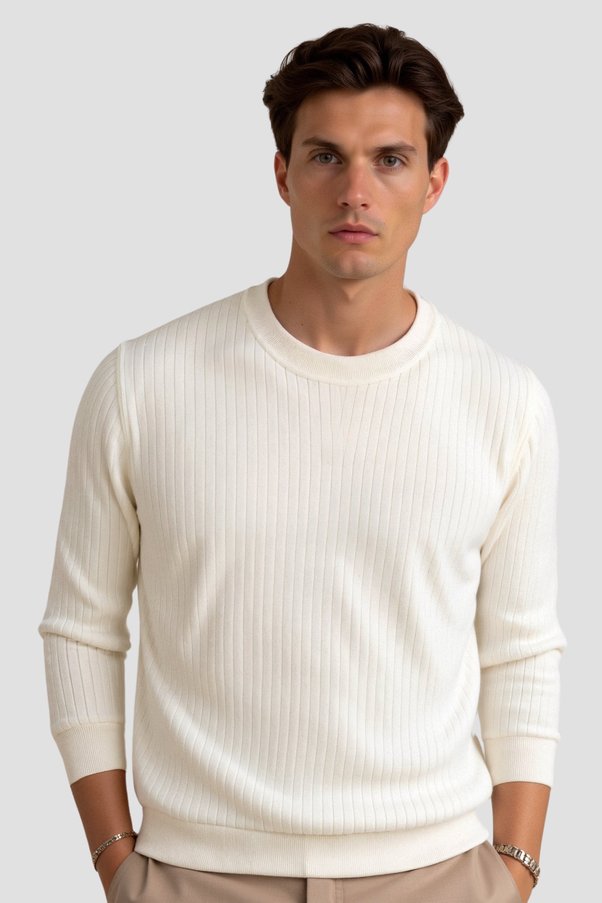 Ethan | Ribbed Knit Sweater | Long Sleeve Sweater | Autumn Fashion 1