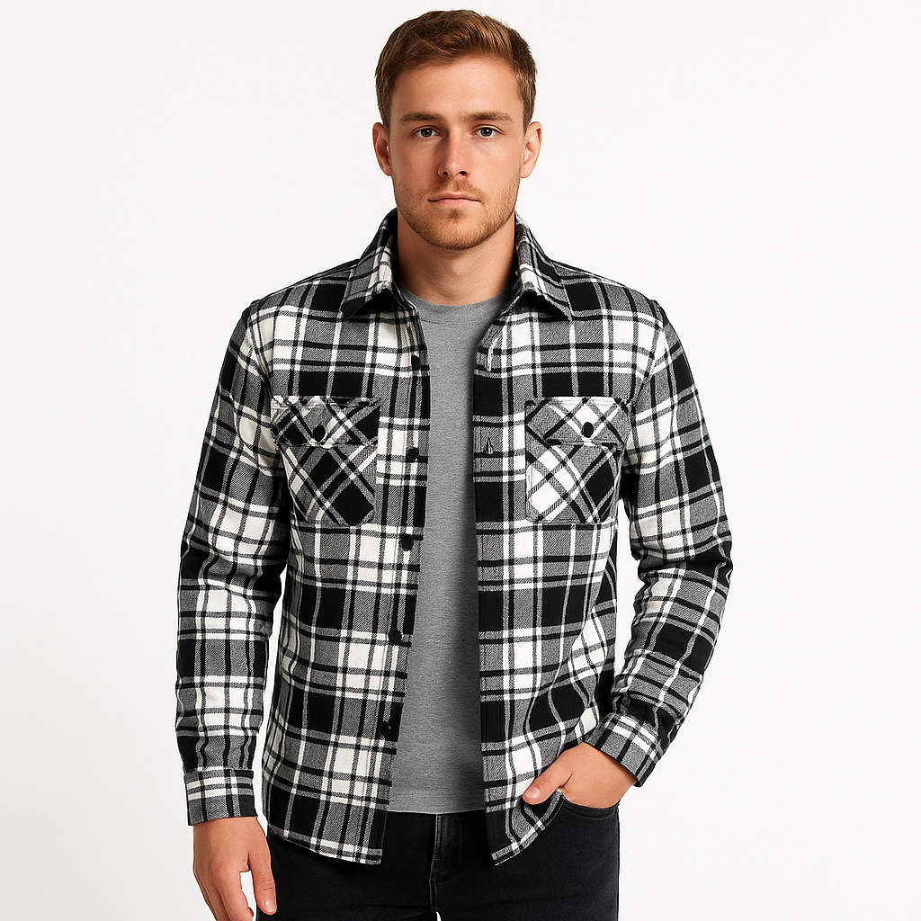 Ethan | Shirt Jacket Men | Mens Flannel Jacket | Flannel Shirt Jacket 1
