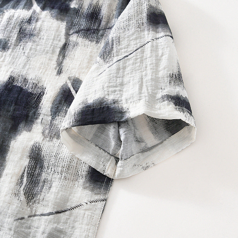 Ethan | Short Sleeve Shirt | Printed Design | Loose Fit 2