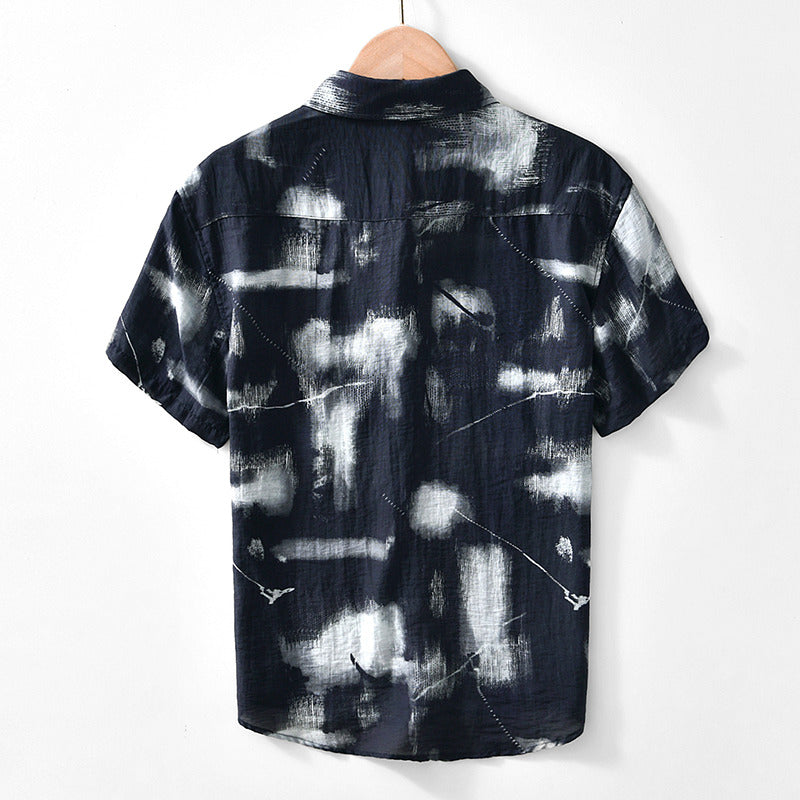 Ethan | Short Sleeve Shirt | Printed Design | Loose Fit 7