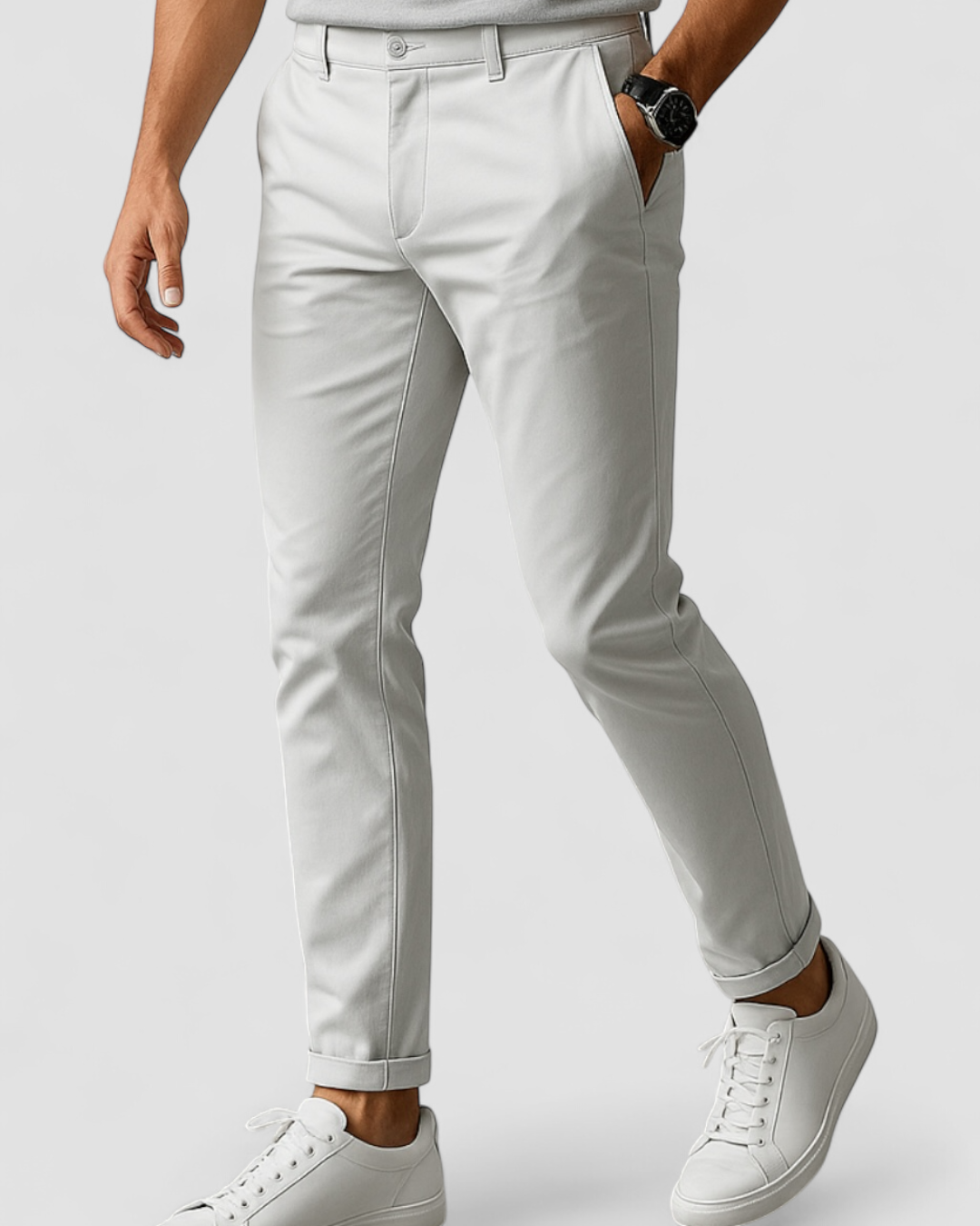Ethan | Slim Fit Pants | Tapered Leg Design | Business Casual Wear 0
