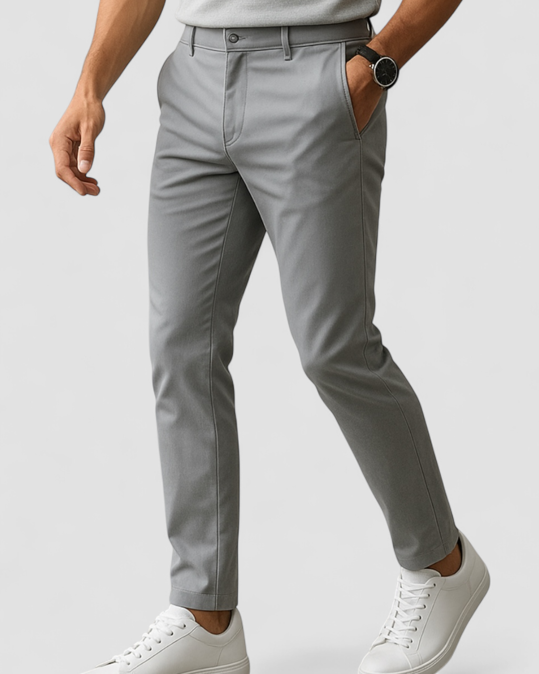 Ethan | Slim Fit Pants | Tapered Leg Design | Business Casual Wear 1