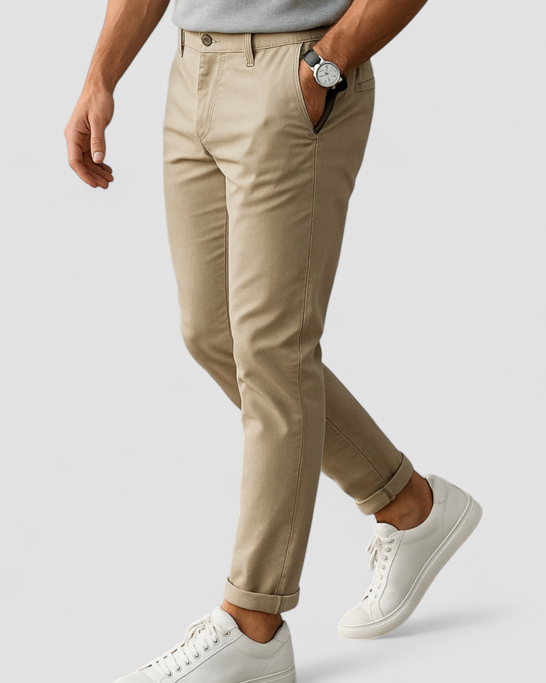Ethan | Slim Fit Pants | Tapered Leg Design | Business Casual Wear 3