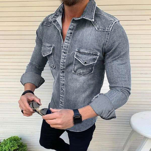 Ethan | Slim Fit Shirt | Durable Denim Blend | Comfortable Wear 1