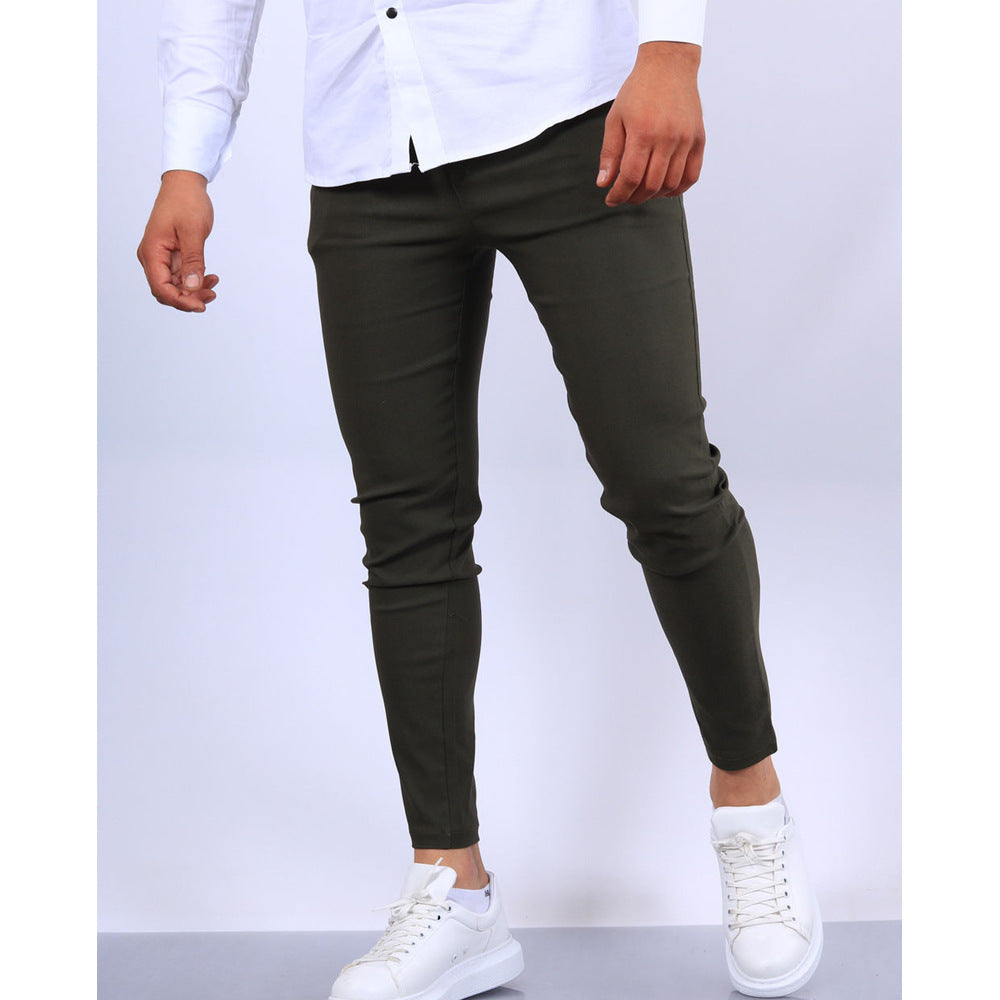 Ethan | Slim Fit Trousers | Structured Crease | Modern Style 5