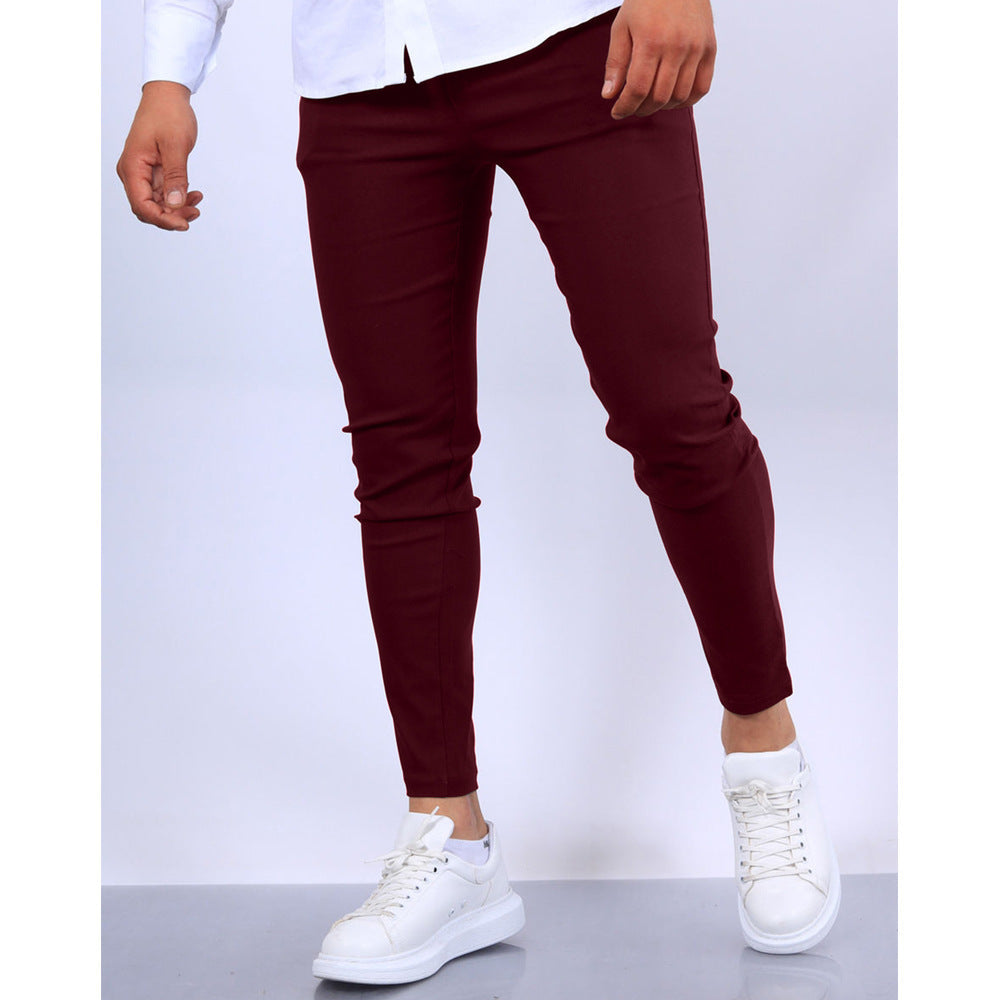 Ethan | Slim Fit Trousers | Structured Crease | Modern Style 6