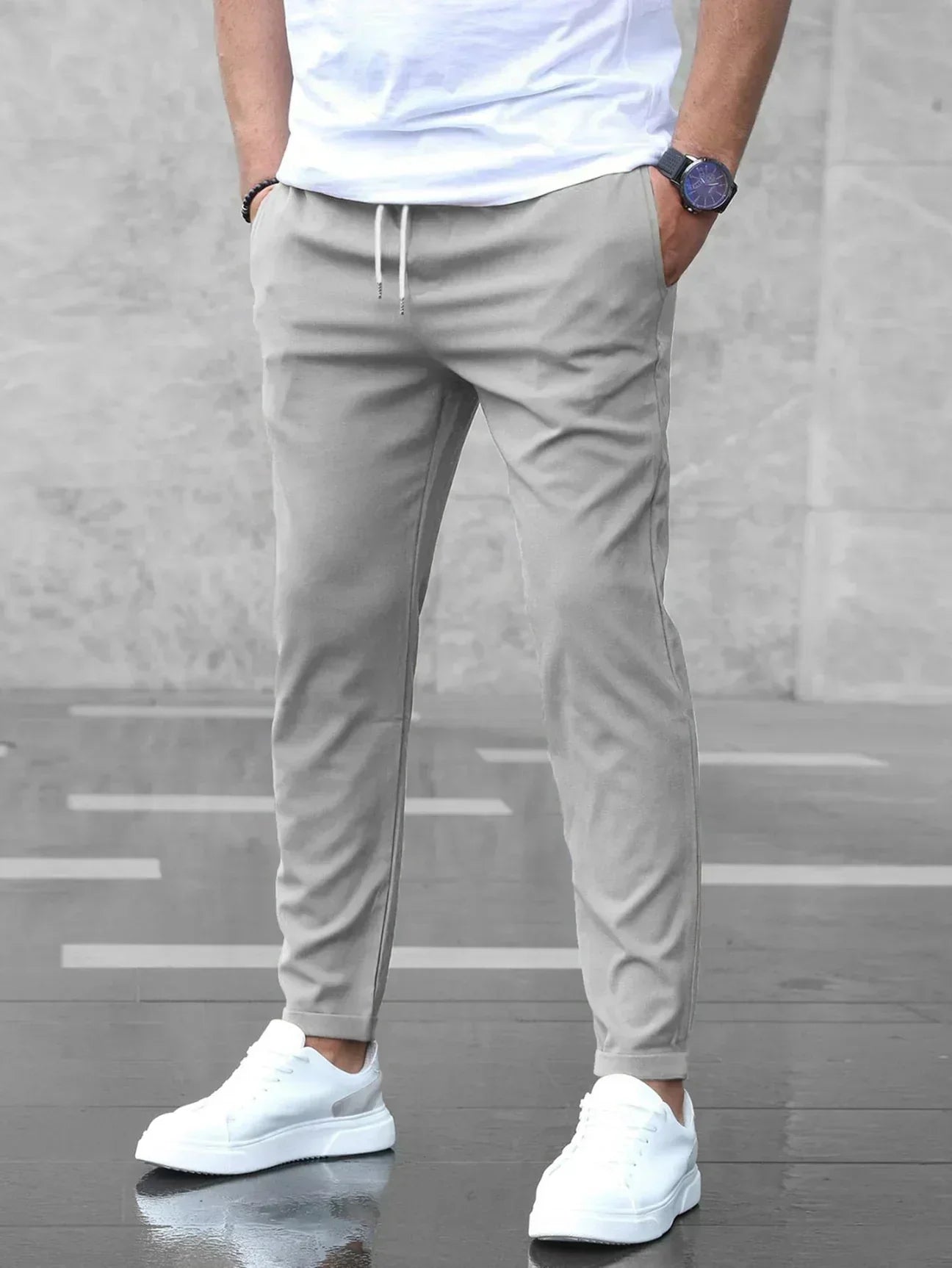 Ethan | Stretch Trousers | Flexible Fit | Narrow Cut 0