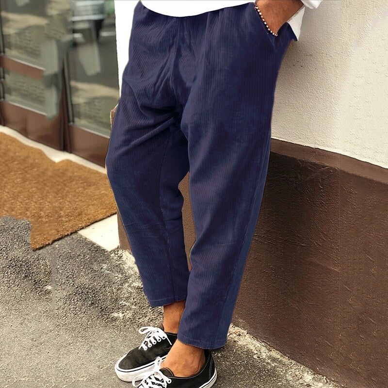 Ethan | Structured Trousers | Textured Fabric | Durable Design 2