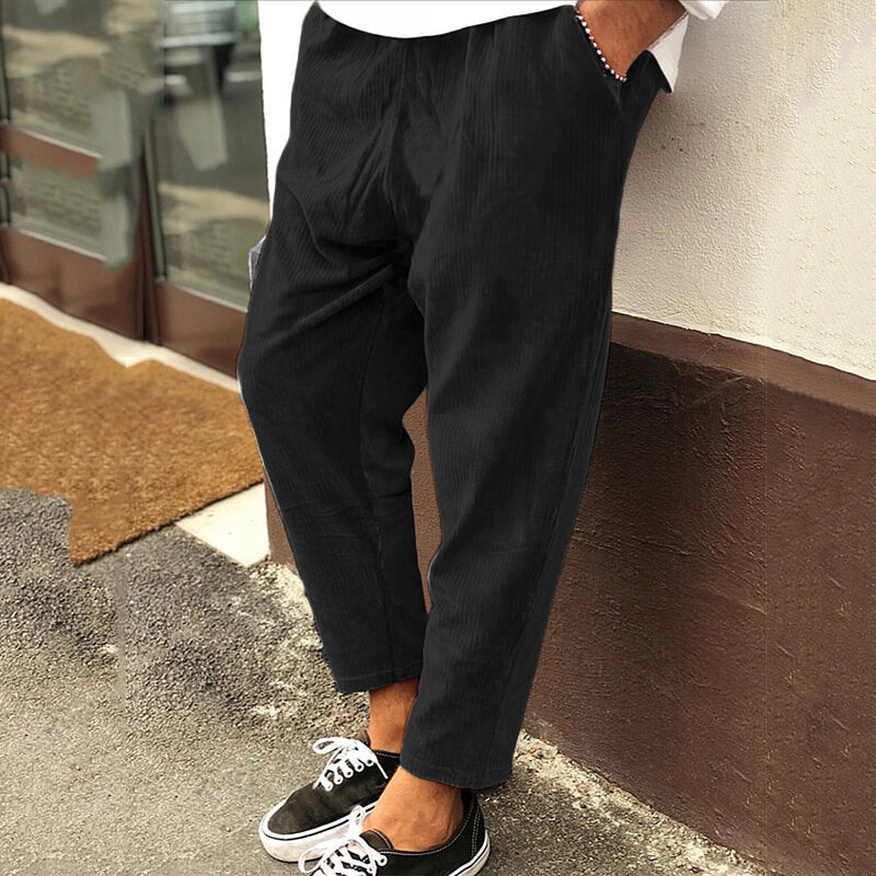 Ethan | Structured Trousers | Textured Fabric | Durable Design 4